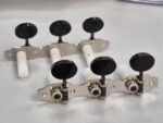 Tarraxa Violão Rubner 150-200s 6 Cordas Niquelada Polida Pegas Pretas Ovais - Imagem 3