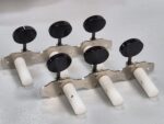 Tarraxa Violão Rubner 150-200s 6 Cordas Niquelada Polida Pegas Pretas Ovais - Imagem 2