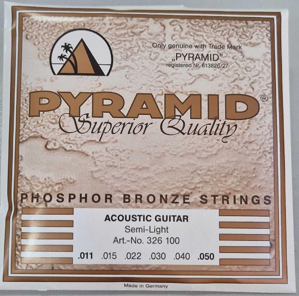 7801968-61404227 Corda Pyramid Violão Acústico Bronze 011-050 - Imagem 1