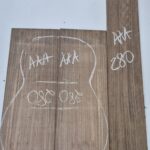 Fundo e Faixas de Ovangkol Violão AAA nº 280