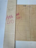 Fundo e Faixas de Maple Alemão Cavaco AAA nº 210 - Imagem 2