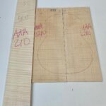 Fundo e Faixas de Maple Alemão Cavaco AAA nº 210