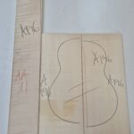 Fundo e Faixas de Maple Alemão Cavaco A nº 196