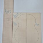 Fundo e Faixas de Maple Alemão Cavaco A nº 113