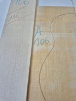 Fundo e Faixas de Maple Alemão Cavaco A nº 106 - Imagem 2
