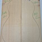 Tampo Abeto Alemão Violão Clássico Bear Claw AAA nº 2