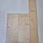 Fundo e Faixas de Maple Alemão Cavaco A nº 190